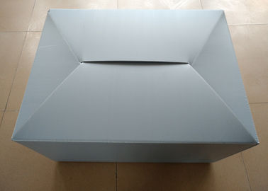 Auto Lock Bottom Corrugated Plastic Foldable Boxes With Plastic Handles