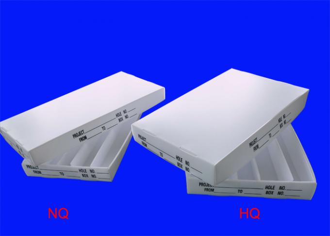 Unfoldable NQ Drilling Core Box Made From Cartonplast ( Coroplast ) Sheets