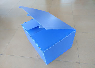China Reusable And Recyclable Corrugated Plastic Boxes With Self Lock Lid supplier