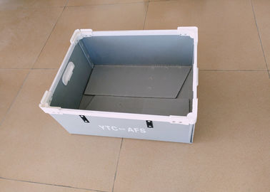 Foldable Corrugated Plastic Boxes With Plastic Or Aluminum Frames