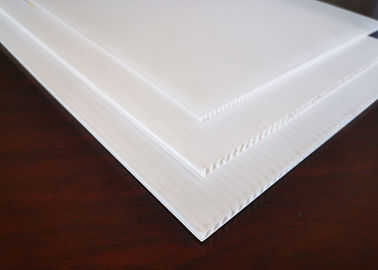 White Color Corrugated Plastic Sheets For Temporary Outdoor Signage