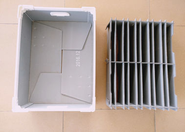 Customized Corrugated Plastic Components Box With Plastic Divider