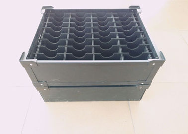 Stackable Antistatic ESD Plastic Components Box With Plastic Divider And Handles